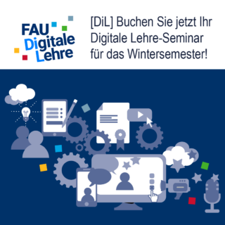 Zum Artikel "[DiL] Buchen Sie jetzt Ihr Digitale Lehre-Seminar für das Wintersemester!"